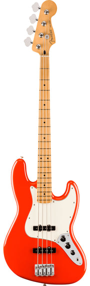 Fender Player II Jazz Bass - Coral Red w/ Cleaning Kit