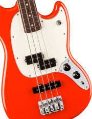 Fender Player II Mustang Bass PJ - Coral Red w/ Cleaning Kit