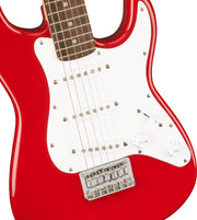 Fender Squier 3/4-Size Kids Mini Strat Electric Guitar - Dakota Red w/ Cable