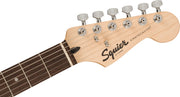 Fender Squier Bullet Stratocaster HT, Black Pickguard - Olympic White w/ Frontman 10G Amplifier