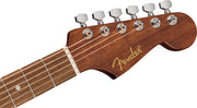 Fender California Standard Redondo Mini Acoustic Guitar - Black w/ Hard Case