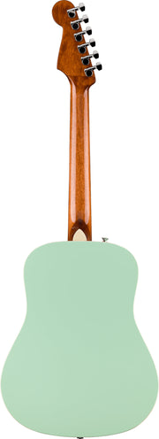 Fender California Standard Redondo Mini Acoustic Guitar - Surf Green w/ Tuner