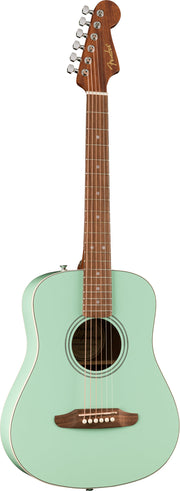 Fender California Standard Redondo Mini Acoustic Guitar - Surf Green w/ Hard Case