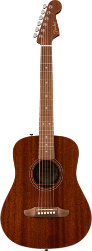 Fender California Standard Redondo Mini Acoustic Guitar - Natural w/ Hard Case
