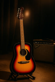 Fender California Standard Redondo Acoustic Guitar - 3-Color Sunburst w/ Hard Case