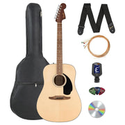 Fender California Standard Redondo Acoustic Guitar - Natural w/ Gig Bag