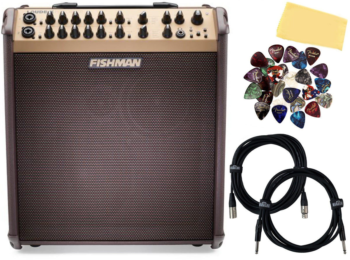 Fishman 180-Watt Loudbox Performer Acoustic Guitar Amplifier w/ Picks