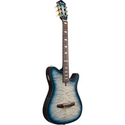 Ibanez FRH20QMN FRH Acoustic Electric Guitar - Cosmic Blue Sunburst