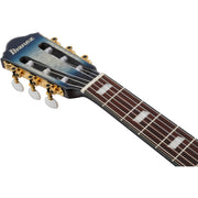 Ibanez FRH20QMN FRH Acoustic Electric Guitar - Cosmic Blue Sunburst