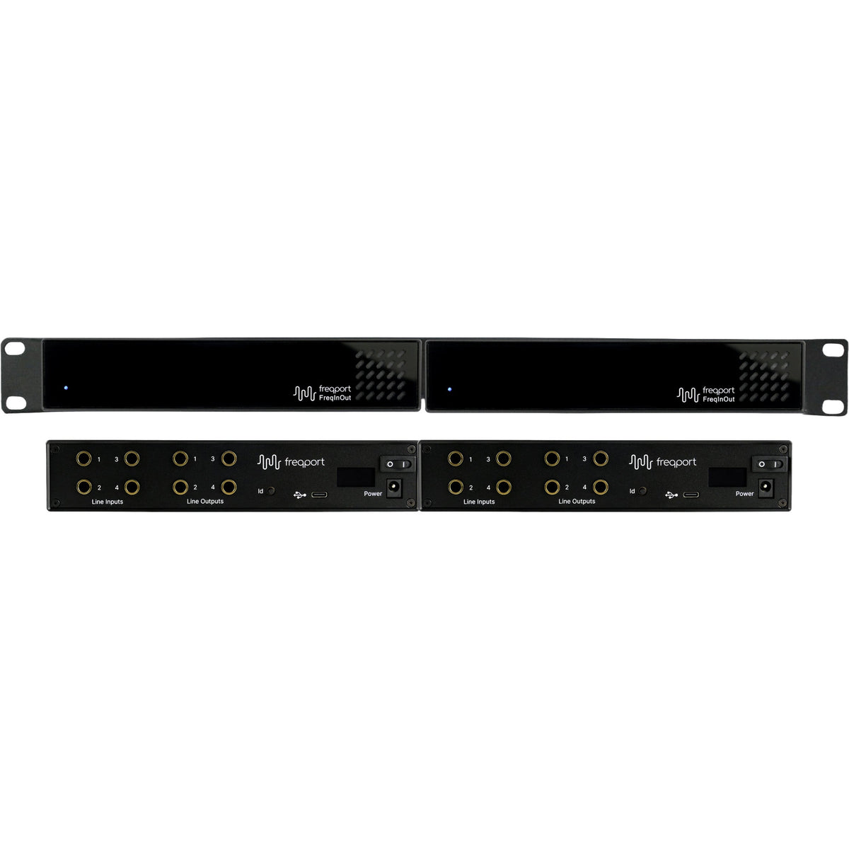 Freqport Dual FreqInOut Fo1_2RK - Rackmount System with 8×I/O
