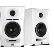KALI AUDIO LP-UNF 4” Ultra Nearfield Powered Monitor System w/Bluetooth - Boundary Compensation EQ Settings - for Mixing, Recording, Audio Production - USB-C, TRS, RCA Inputs White (Pair)