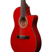 Ibanez GA35TCE GA Classical Acoustic Electric Guitar - Sapphire Red High Gloss