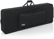 Gator EPS Foam Lightweight Case with Wheels for 76-Note Keyboards GK-76