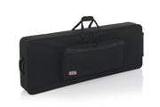Gator EPS Foam Lightweight Case with Wheels for 76-Note Keyboards GK-76 w/ Sustain Pedal