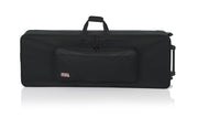 Gator EPS Foam Lightweight Case with Wheels for 76-Note Keyboards GK-76 w/ Sustain Pedal