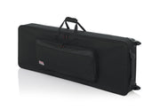 Gator EPS Foam Lightweight Case with Wheels for 76-Note Keyboards GK-76 w/ Sustain Pedal