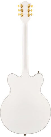 Gretsch G5422TG Electromatic Classic Double-Cut Hollow Body Electric Guitar - Snowcrest White w/ Strap