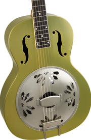 Gretsch G9202 Honey Dipper Special Round-Neck Brass Body Resonator Guitar - Bell Bronze