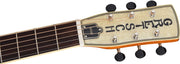 Gretsch G9202 Honey Dipper Special Round-Neck Brass Body Resonator Guitar - Bell Bronze w/ Strap