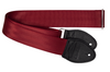 Souldier Dark Red Plain Seatbelt Guitar Strap