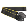 Souldier Yellow on Black Edge Stripe Guitar Strap
