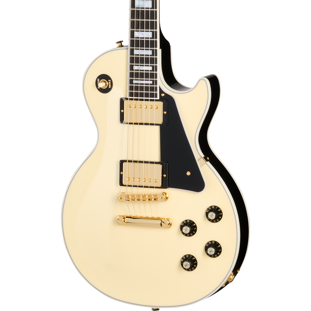 Gibson Les Paul Custom 70s Electric Guitar - Buttercream Top