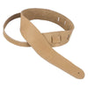 Henry Heller HAB25-NAT 2.5" Wide American Buffalo Leather Guitar Strap, Natural
