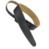Henry Heller 2.5" Leather Guitar Strap - Capri Black