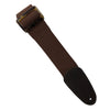 Henry Heller 2" Wide Cotton w/ Deluxe Sewn Leather Ends and Original Tort-O TriGlide - Brown