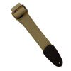 Henry Heller 2" Wide Cotton w/ Deluxe Sewn Leather Ends and Original Tort-O TriGlide - Tan