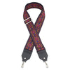 Henry Heller Jacquard Banjo Strap - Red