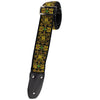 Henry Heller 2"  Vintage Jacquard with Brown and Gold Foil Stained Glass  Design