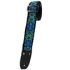 Henry Heller 2" Vintage Jacquard with Blue and Green Design