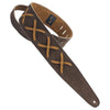 Henry Heller Suede With Leather X's Strap