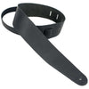 Henry Heller 2.5" Premium Amalfi Leather Strap - Black