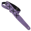 Henry Heller 2" Wide Suede with Suede X's