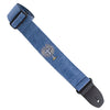 Henry Heller 2" Cotton Guitar Strap - Embroidered Cross Denim