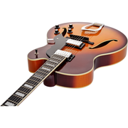 Hagstrom HJ800 Hollow Body Jazz Electric Guitar - Vintage Sunburst