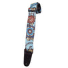 Henry Heller 2" Wide Mandala Flower Design Guitar Strap