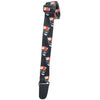 Henry Heller 2" Wide Live and Let Die Crazy Skull with Wings and Goggles Guitar Strap
