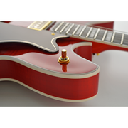 Hagstom 67 Viking II Hollow Body Electric Guitar - Wild Cherry Transparent