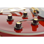 Hagstom 67 Viking II Hollow Body Electric Guitar - Wild Cherry Transparent