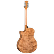 Luna Guitars High Tide Exotic Mahogany Grand Concert Acoustic Electric Guitar
