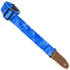 Henry Heller 1.5" Sublimation Printed Ukulele Strap with Genuine Leather Ends - Peacock Design