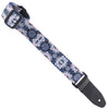 Henry Heller 1.5" Wide Ukulele Kid Strap Kaleidoscope Gray and White
