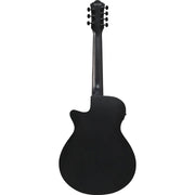 Ibanez AEG Series 7-String Acoustic Electric Guitar, Black Out