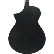 Ibanez AEWC Series Acoustic Electric Guitar, Black Out