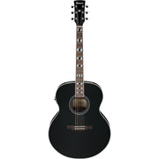 Ibanez Artwood Series Acoustic Electric Guitar, Black High Gloss