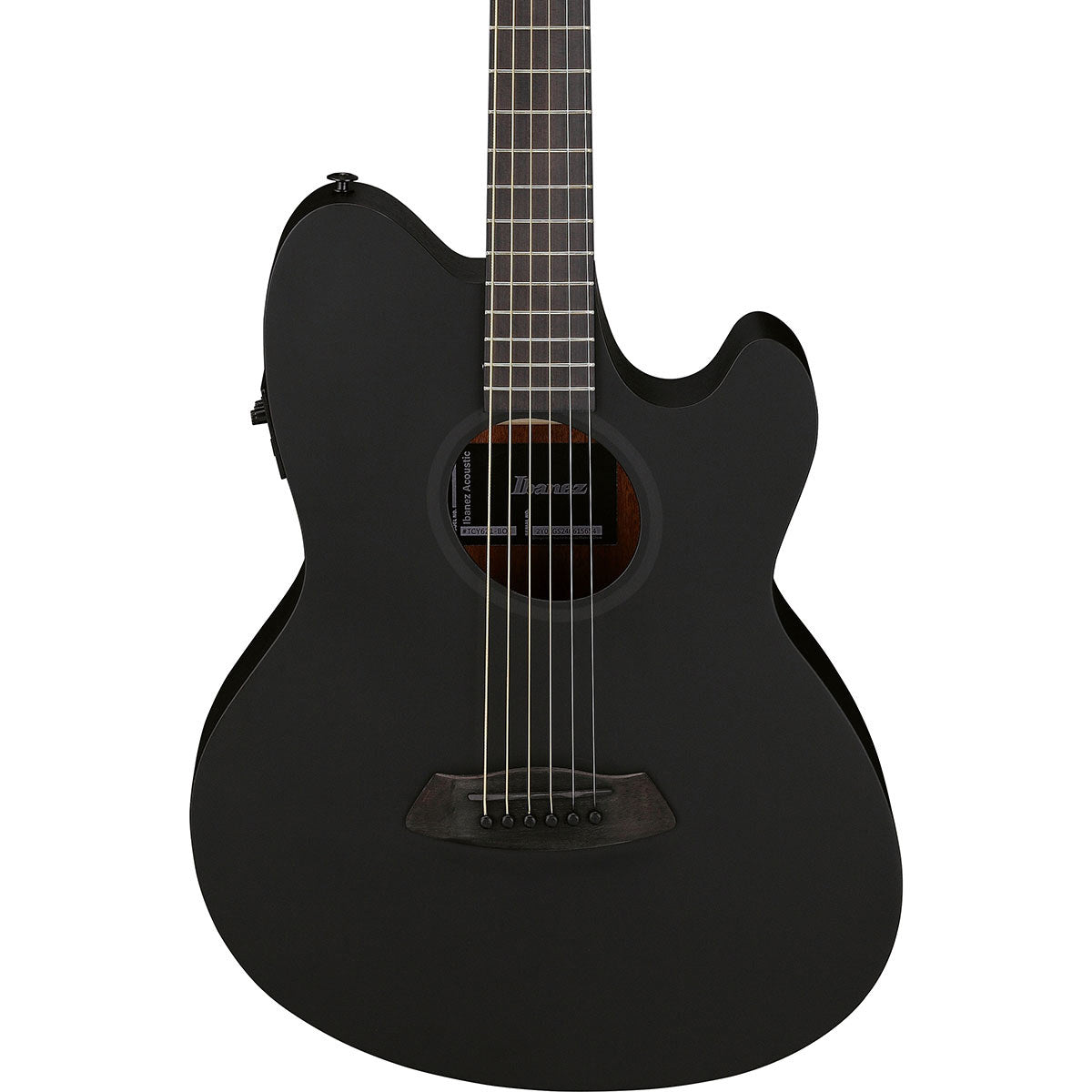 Ibanez Talman Series Acoustic Electric Guitar, Black Out