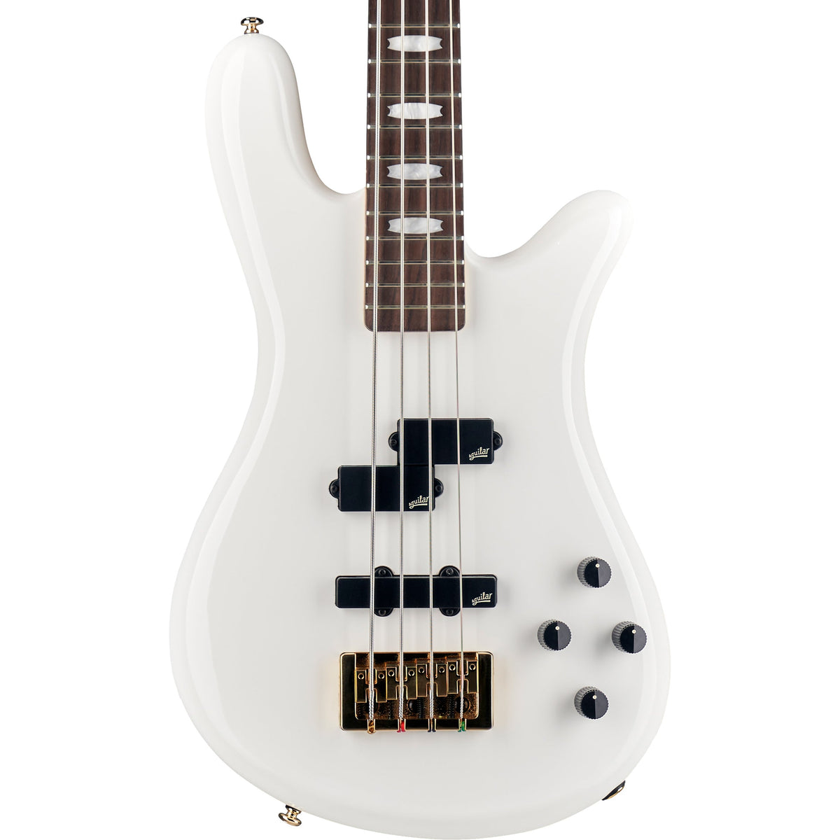 Spector Icon NS-2 Bolt-on Electric Bass - White Gloss w/ Gig Bag